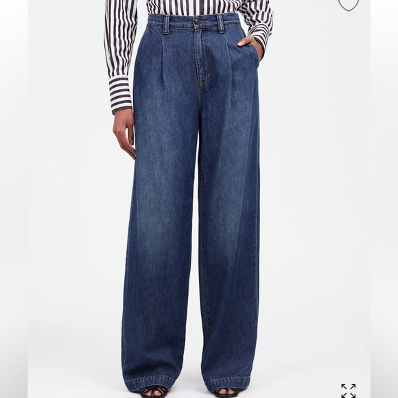 Madewell The Harlow Wide-Leg Jean: Airy Denim Edition - Picture 2 of 6